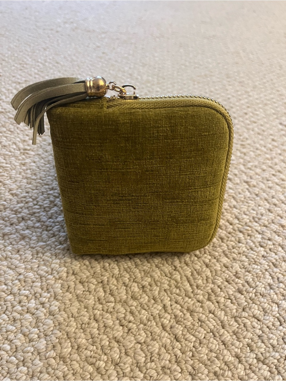 Velvet Zip Jewelry Case